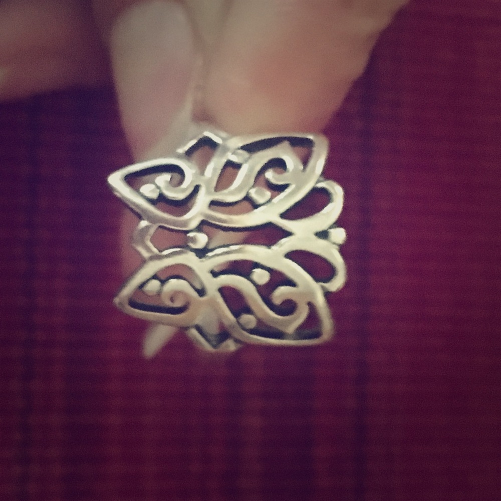 Retired James Avery Butterfly Ring